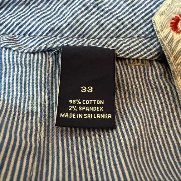 Daniel Cremieux | Blue Botanical  Flat Front Shorts | Sz 33 - Picture 8 of 9